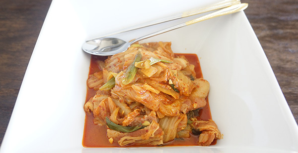 Spicy Korean Cabbage and Pork Stew (kimchi jjigae)