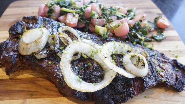 Marinated and Grilled Skirt Steak