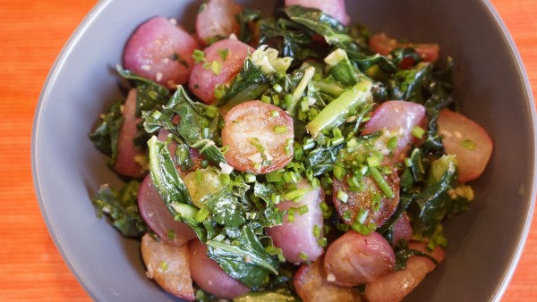 Radishes and Greens