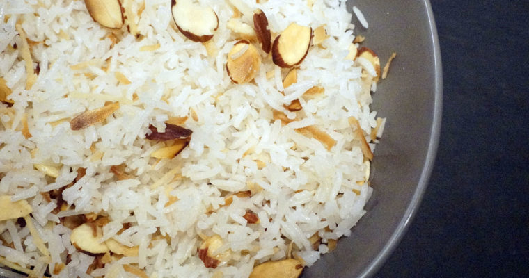 Coconut Almond Rice